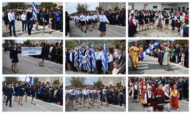 Με συγκίνηση και περηφάνια η παρέλαση στην Ευαγγελίστρια Ασφενδιού για την επέτειο της 25ης Μαρτίου