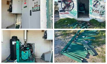 Αναγνώστης: Έσπασαν τις πόρτες στο αντλιοστάσιο στη Λάμπη