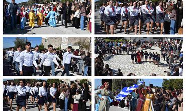 Mε λαμπρότητα η παρέλαση της 7ης Μαρτίου στην Ευαγγελίστρια Ασφενδιού