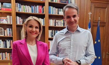 Συνάντηση της κ. Μίκας Ιατρίδη με τον Πρωθυπουργό στο Μέγαρο Μαξίμου