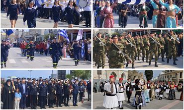 Η Κως τίμησε την 25η Μαρτίου - Πλήθος κόσμου παρακολούθησε την παρέλαση στην πόλη