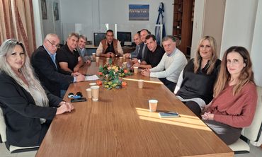 Σύσκεψη στην Κοινότητα Πυλίου για το Μεταναστευτικό παρουσία του Υπουργού Θ. Πλεύρη