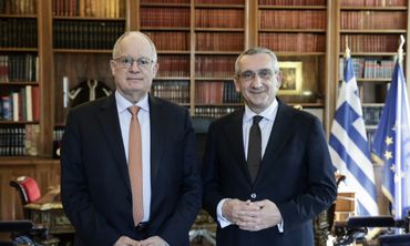 Συνάντηση του ΠτΔ Κ. Τασούλα με τον Πρόεδρο της ΕΝΠΕ Γ. Χατζημάρκο