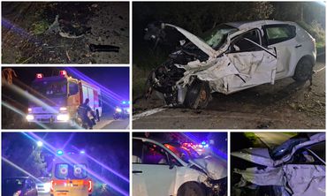 Άγιο είχε συμπολίτης μας – Αυτοκίνητο ξέφυγε από την πορεία του και προσέκρουσε σε δέντρα