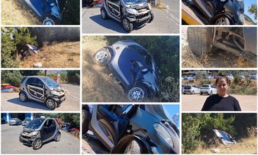 Πήγε να πάρει το αυτοκίνητό της από το πάρκινκ στη Ζιά και το βρήκε στον γκρεμό!