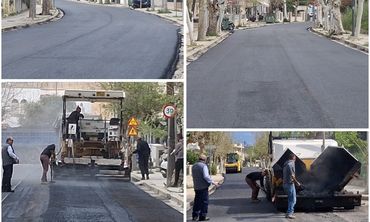 Ολοκληρώνονται σήμερα οι εργασίες ασφαλτόστρωσης στην οδό Μ. Αλεξάνδρου