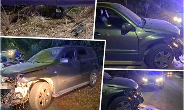 Τροχαίο στο Μαστιχάρι: Τζιπ εξετράπη της πορείας του - Στο νοσοκομείο ο οδηγός 
