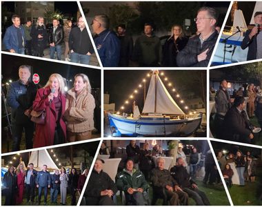 Φωτορεπορτάζ από τη φωταγώγηση του τρεχαντηριού "Μαδέρα" στην Καζέρμα