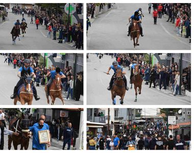 Φωτορεπορτάζ από την παρέλαση αλόγων στο Πυλί