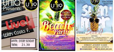 Συνεχίζονται τα events στο "Uniq beach bar"