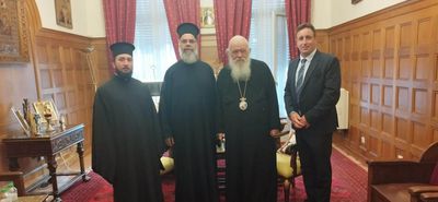 Με τον Αρχιεπίσκοπο κ. Ιερώνυμο συναντήθηκε ο Μητροπολίτης Σύμης, Χάλκης, Τήλου και Καστελλορίζου κ. Χρυσόστομος