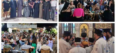 Πολύς κόσμος στον εσπερινό και το πανηγύρι της εορτής της Συνάξεως του Αρχαγγέλου Γαβριήλ στο Πλατάνι 