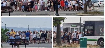 "Συγκοινωνιακό" ώρα μηδέν - Ατελείωτες ουρές από τουρίστες που περιμένουν το λεωφορείο της Αστικής Συγκοινωνίας