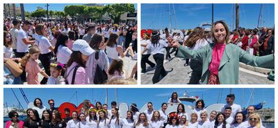 Υπέροχη η χορευτική παράσταση στο Λιμάνι Κω για την Πρωτομαγιά και την Παγκόσμια Ημέρα χορού από το Λύκειο Ελληνίδων 