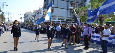 Εργασίες προετοιμασίας της Β. Γεωργίου για την παρέλαση της 28ης Οκτωβρίου