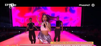 Eurovision: Η Ελλάδα πέρασε στον τελικό με την Μαρίνα Σάττι και το «Ζάρι»