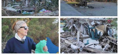 Παράπονα της κ. Μ. Νικολοπούλου για την κατάσταση στην περιοχή της παραλίας στη Λάμπη και τα αδέσποτα