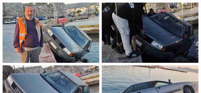 Αυτοκίνητο έπεσε στο λιμάνι της Κω - Συμπολίτες μας "διέσωσαν" τον οδηγό 