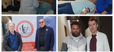 Eθελοντική αιμοδοσία από τον Ιπποκράτη και τον Σ/γο Αιμοδοτών Κω στο κλειστό γυμναστήριο Κω
