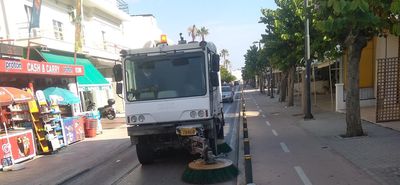Δήμος Κω: Καθαρισμός κεντρικών οδών της Κω με το μηχανικό σάρωθρο