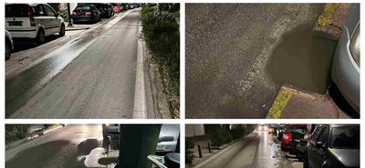 Παράπονα για την έντονη δυσοσμία στην Αβέρωφ από τα λύματα που τρέχουν στους δρόμους