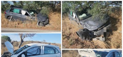 Σφοδρή σύγκρουση 2 αυτοκινήτων στον Επαρχιακό 