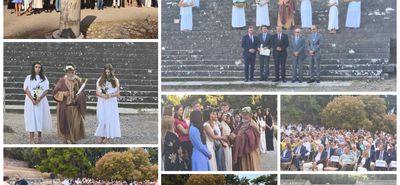 Σε κατανυκτική ατμόσφαιρα η τελετή ορκωμοσίας των αριστούχων τελειόφοιτων ιατρικών σχολών στον όρκο του Ιπποκράτη στο Ασκληπιείο Κω