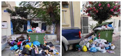 Παράπονα από τους κατοίκους κοντά στην Πλατεία Πίνδου (στην πόλη της Κω) για τα σκουπίδια