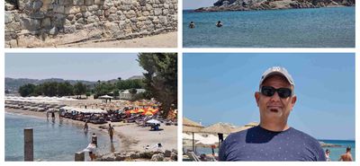 Μειωμένη η κίνηση των επισκεπτών στην παραλία του Αγ. Στεφάνου στην Κέφαλο