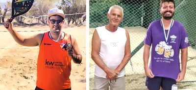 Δεύτερη θέση για τον Γιώργο Πανδή στο Beach Tennis Tournament Χανίων