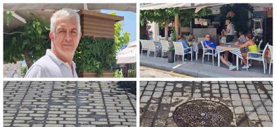 Aγανακτισμένοι οι επιχειρηματίες στην Πλ. Διαγόρα – Υπερχείλισαν πάλι τα φρεάτια, κλείνουν τις μύτες τους από την δυσοσμία οι επισκέπτες