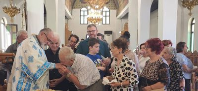 Α’ Κυριακή Λουκά, εορτή Οσίου Χαρίτωνος ο Σεβασμιώτατος στον ΙΝ Αγίων Πάντων Κω