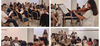Γεμάτη υπέροχες μελωδίες η ετήσια μαθητική συναυλία της τάξης βιολιού της Τάνιας Σικελιανού 
