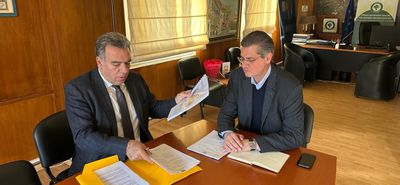 Συνάντηση του Μάνου Κόνσολα με τον Γ.Γ. Δασών για τα έργα αντιπυρικής και αντιπλημμυρικής προστασίας στα Δωδεκάνησα
