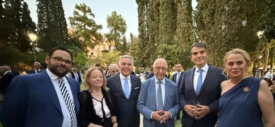 Ο Β. Υψηλάντης στο Προεδρικό Μέγαρο για την 51η Επέτειο Αποκατάστασης της Δημοκρατίας
