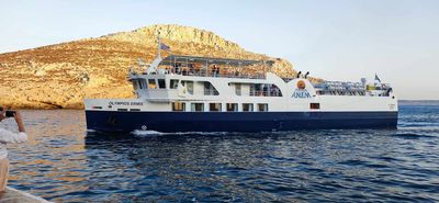 Προσκύνημα στην Παναγιά της Ψερίμου με το πλοίο "Ερμής" της ΑΝΕΜ στις 14/8