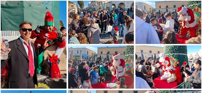 O Άγιος Βασίλης επισκέφτηκε τις γειτονιές της Κω και μοίρασε δώρα