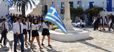 "Όπου Υπάρχουν Άγγελοι" : Στην Ψέριμο για την 28η Οκτωβρίου αντιπροσωπεία από το 11ο δημοτικό σχολείο Περιστερίου