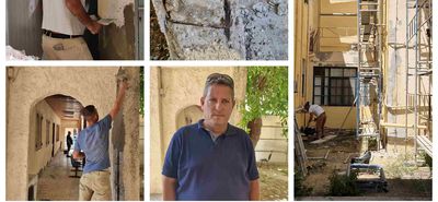 Aλβανός εργολάβος ανέλαβε αφιλοκερδώς το εξωτερικό βάψιμο του νοσοκομείου Κω