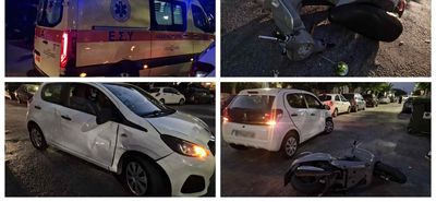 Τροχαίο ατύχημα στην πόλη της Κω: Αυτοκίνητο συγκρούστηκε με δίκυκλο – Στο νοσοκομείο ο οδηγός