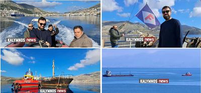 Aπομακρύνθηκε το πλοίο "BLUE SHARK" που ήταν αγκυροβολημένο στην Κάλυμνο επί 17 μήνες!