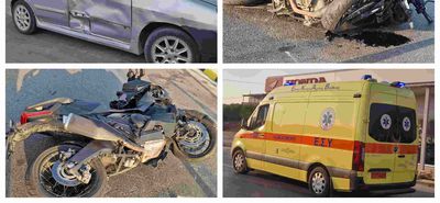Τροχαίο με το καλημέρα… Μηχανή συγκρούστηκε με αυτοκίνητο στον Επαρχιακό