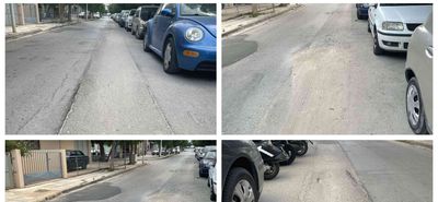 Παράπονα κατοίκων και οδηγών για το επικινδυνο οδόστρωμα στην οδό Σκεύου Ζερβού: Κάντε κάτι πριν γίνει κάποιο σοβαρό ατύχημα