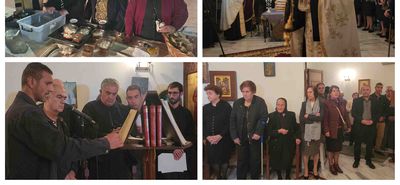 Mε λαμπρότητα ο εορτασμός του Αγίου Ιωάννου Χρυσοστόμου στο Ιερό Βαπτιστήριο στον Λινοπότη