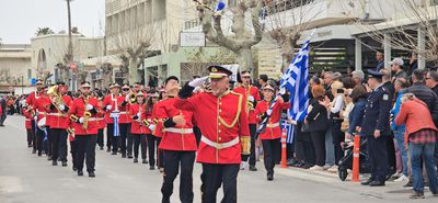 Παρέλαση της "Φιλαρμονικής Κώων Π. Τσακανιάς" στο κέντρο της πόλης στις 12/7