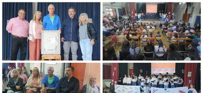 Υπέροχη η γιορτή του 6ου Δημ. Σχολείου Κω για το Πολυτεχνείο - Δωρεά ενός ψηφιδωτού από τουρίστα μαθητή του εργαστηρίου της Μητρόπολης Κω