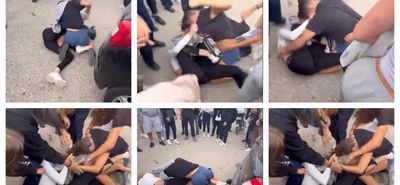 Άγριος καυγάς μαθητριών έξω από σχολείο της Κω – Έπαιξαν μπουνιές μπροστά στα μάτια των συμμαθητών τους (vid)
