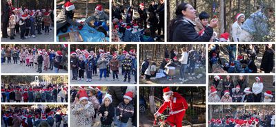 Με μουσική, τραγούδι, παιχνίδι και χορό η Χριστουγεννιάτικη γιορτή του 6ου νηπιαγωγείου Κω στο δάσος Τσουκαλαριά