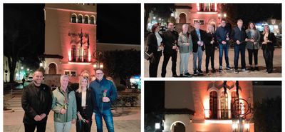 "Φωταγώγηση" του Δημαρχείου Κω για την Διεθνή Ημέρα Εξάλειψης της Βίας κατά των Γυναικών