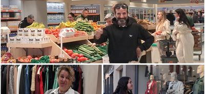 Αυξημένη η κίνηση στην τοπική αγορά την τελευταία ημέρα του χρόνου